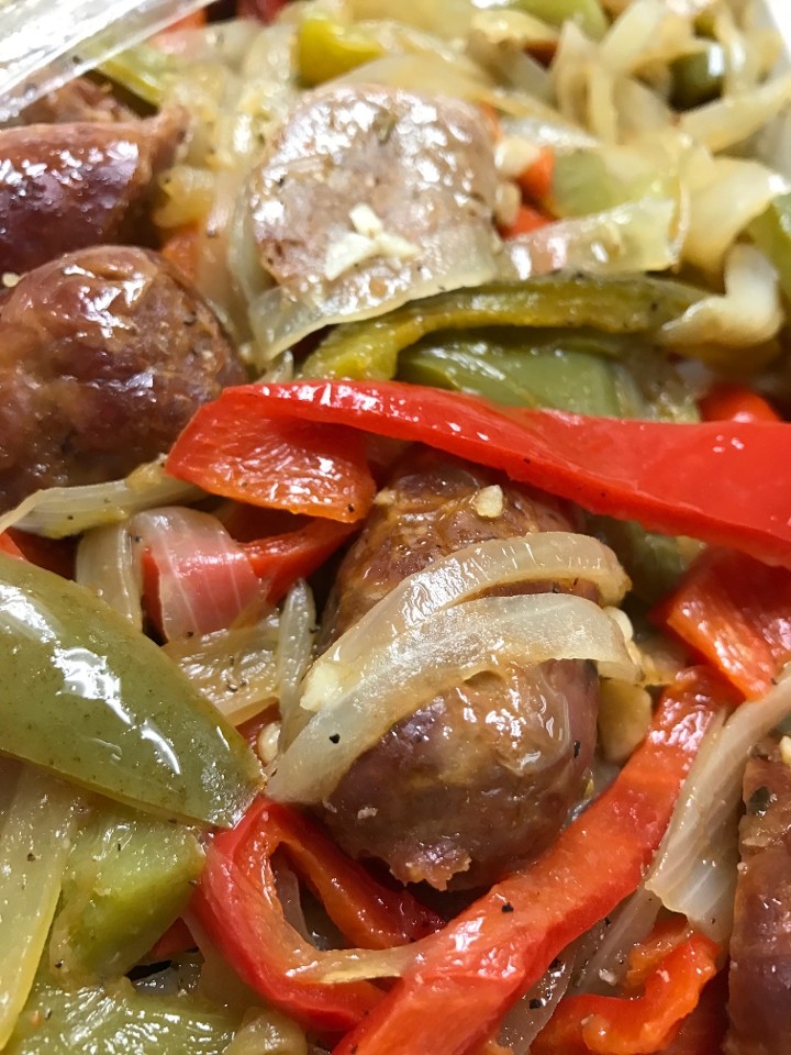 Sausage & Peppers Platter