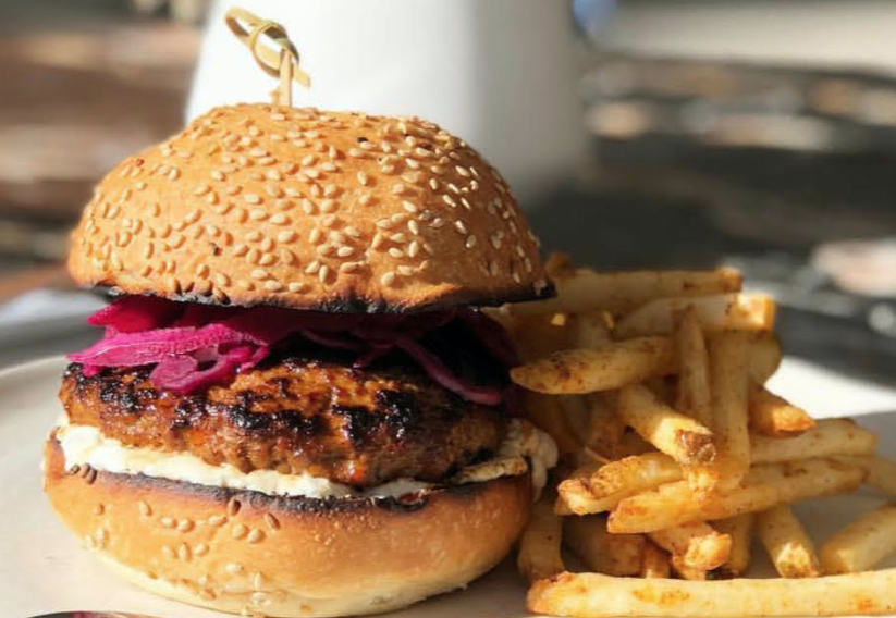 LAMB BURGER W/ FRIES