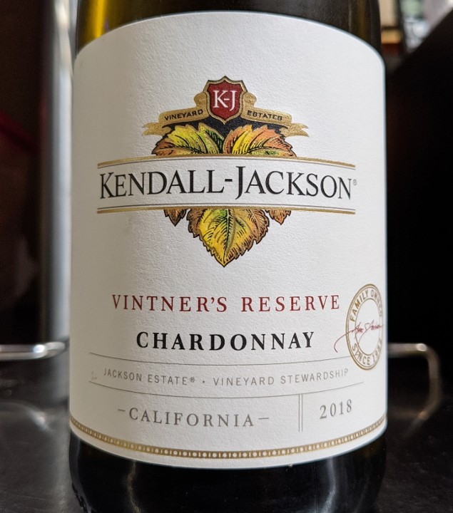 GL KJ - Chardonnay  $14.50 - Dine in Only