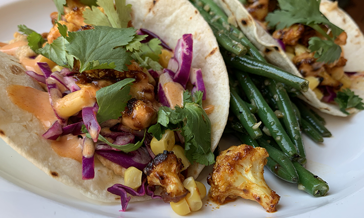 Cauliflower Tacos (vegan)