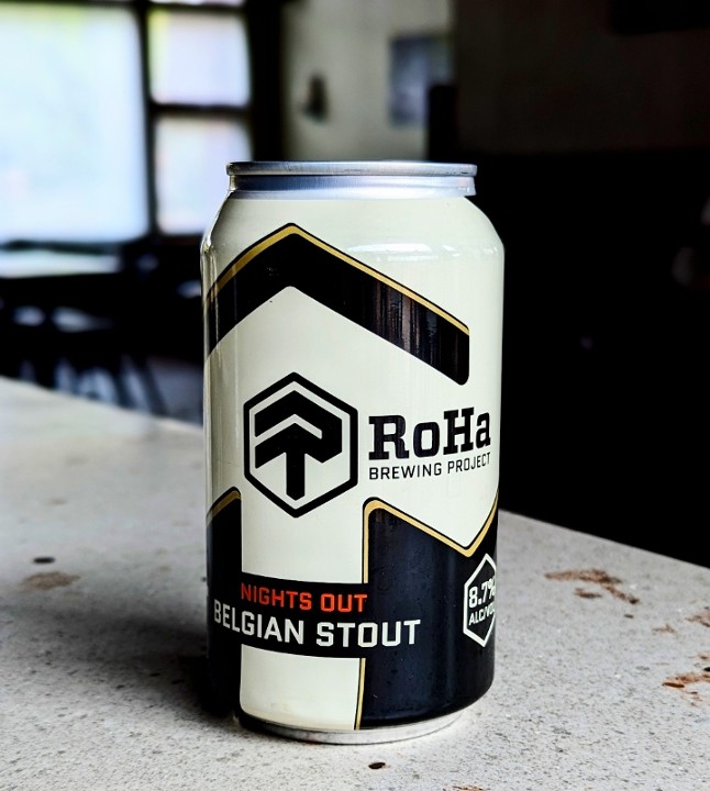 RoHa Belgian Stout  $6.95 - Dine in Only