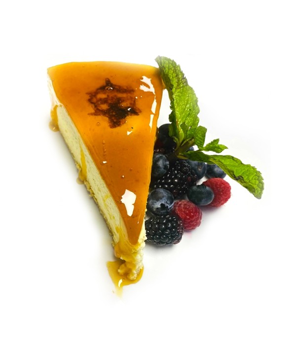 Passion Fruit-Glazed Cheesecake