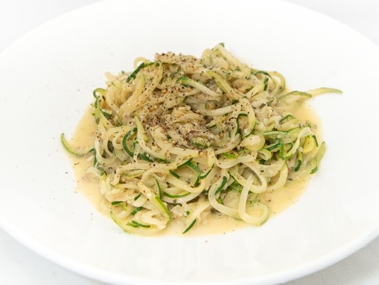 Zucchini Noodles Cacio e Pepe (Vegetarian)