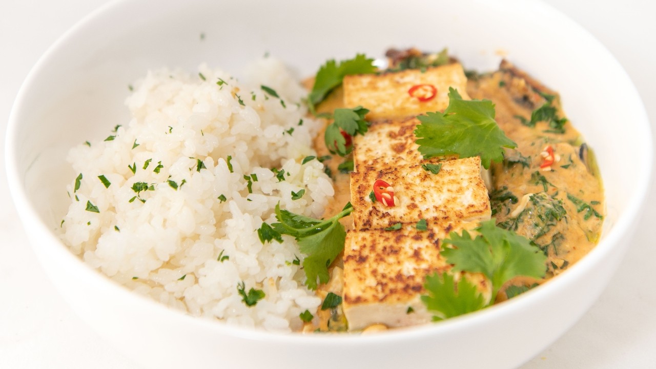 Tofu Curry Plate (Vegan)