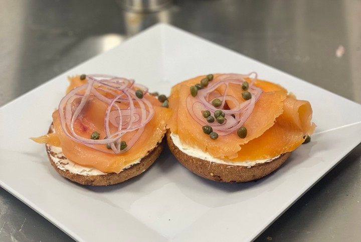 Bagel With Nova Lox & Cream Cheese