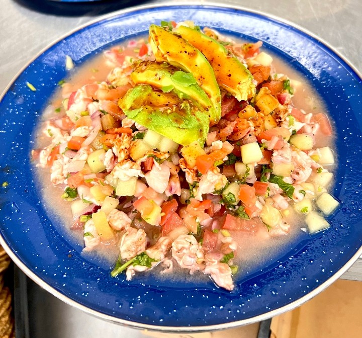 Ceviche de Camarón y Pez