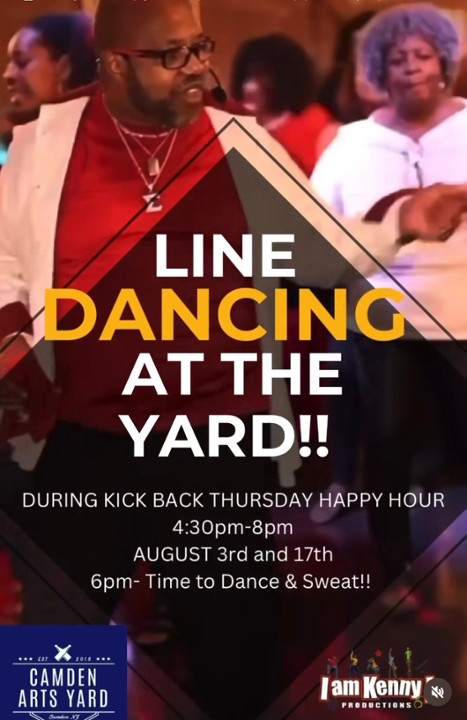 August 17th- Line Dancing with Kenny J (no cover. Groovin' and Instruction starts at 6pm)