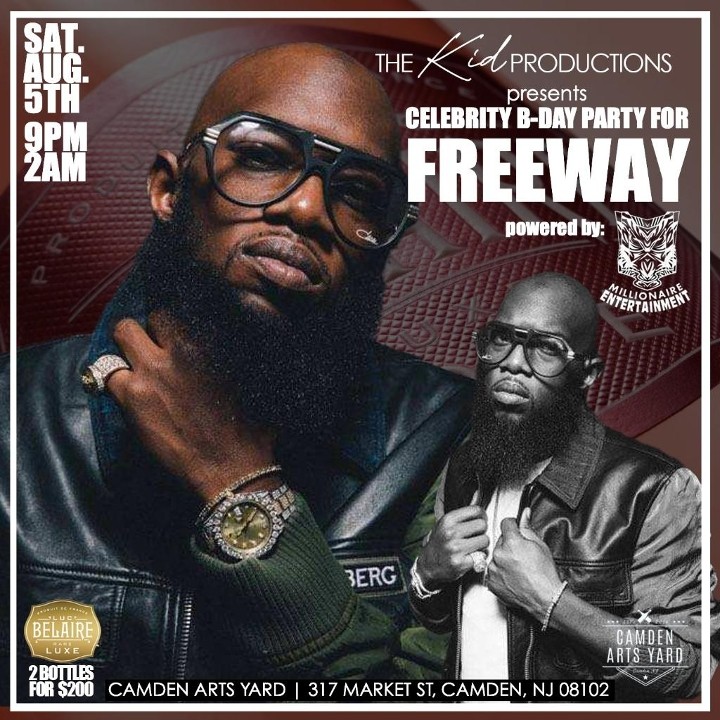 August 5th FREEWAY EXCLUSIVE BIRTHDAY PARTY! #ACTBAD Saturdays $25 advanced tickets