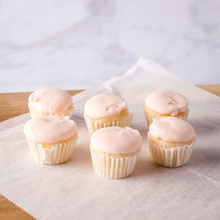 Wedding Cake Mini Cupcakes - Half Dozen
