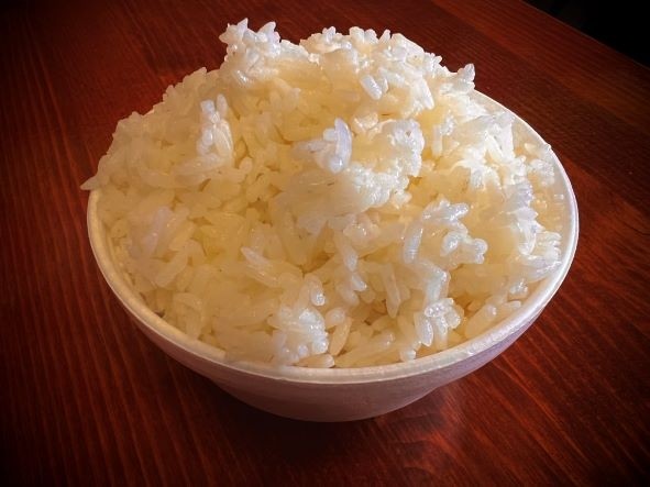 White rice/Arroz blanco