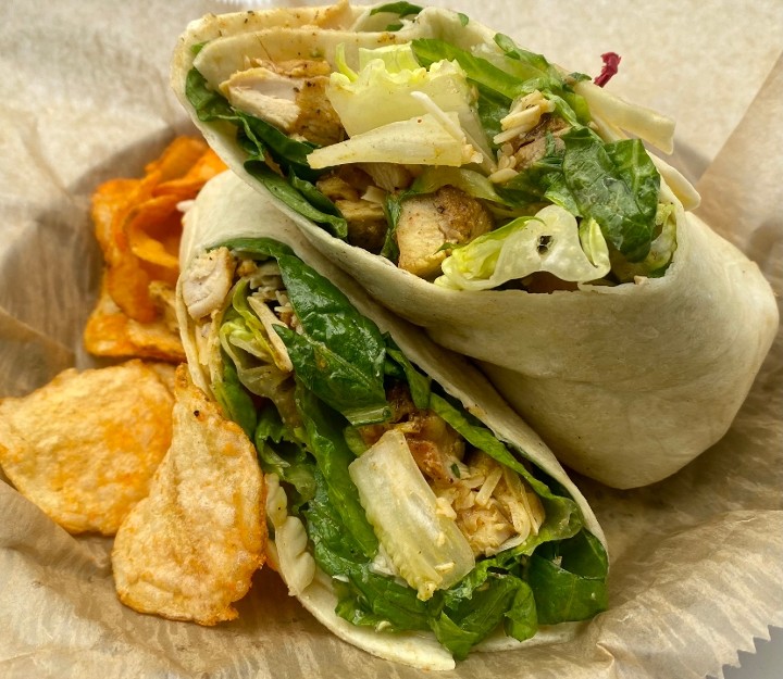 Chicken Caesar Salad Wrap