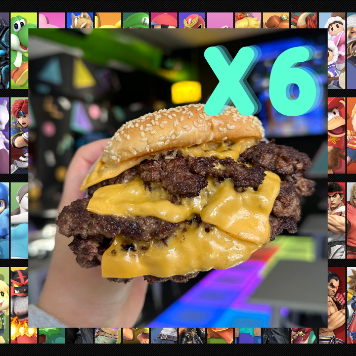 -6 Pack Final Boss Burgers-