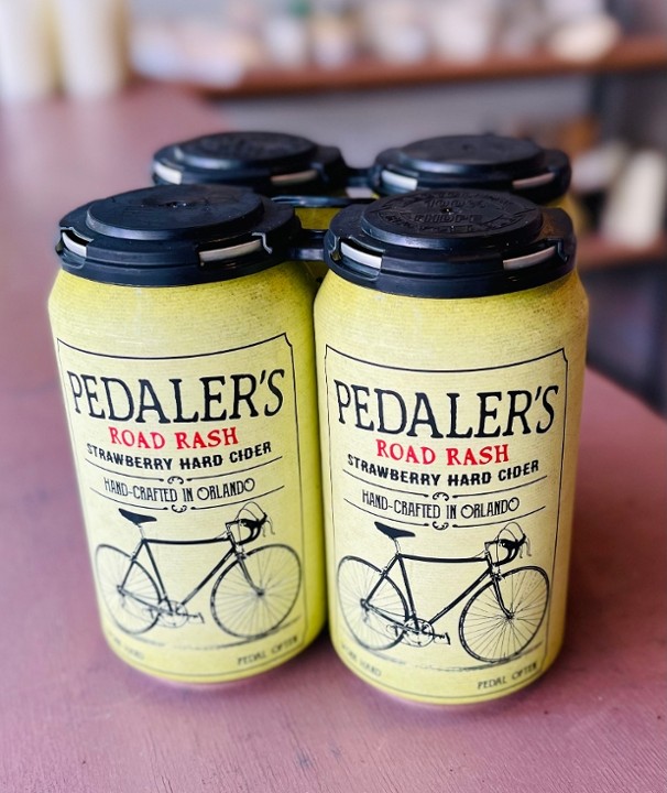 Pedaler's Road Rash Hard Cider 4pk