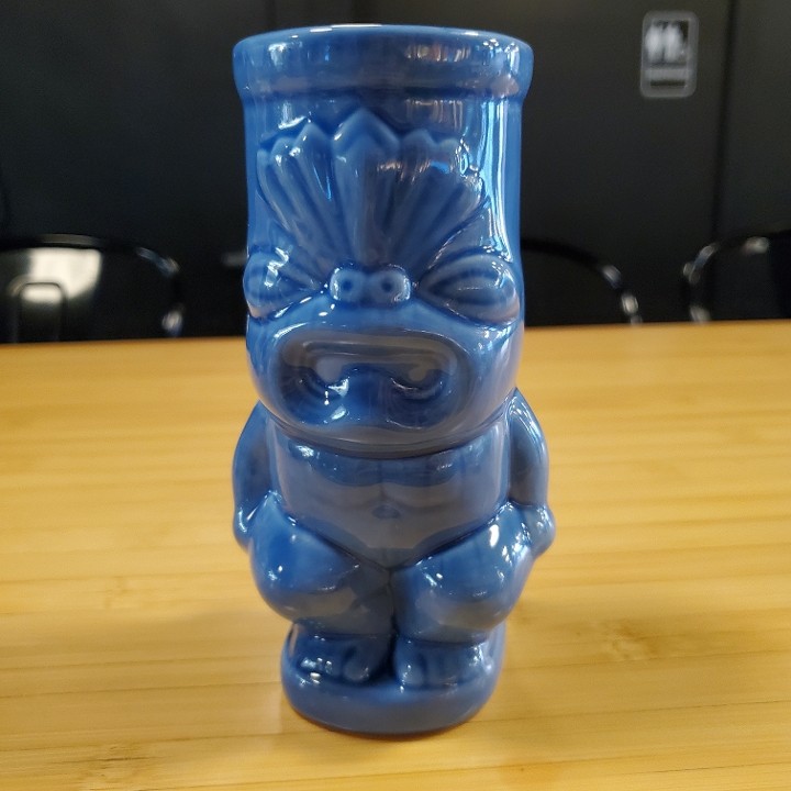 Blue Butt Tiki Mug