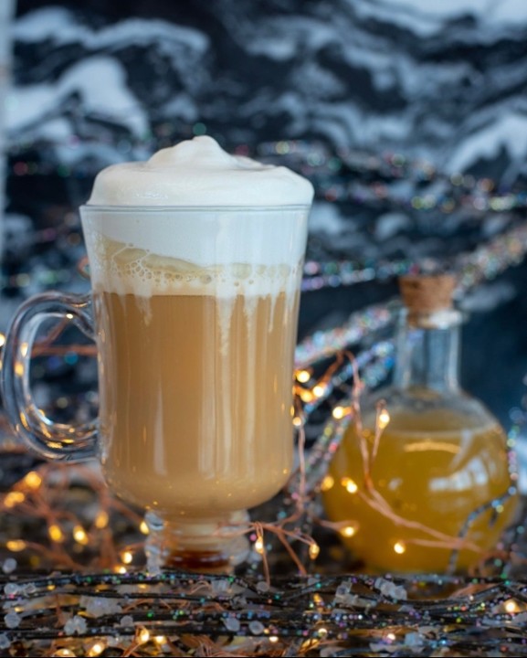 Iced Butterbeer Latte (Contains Dairy)