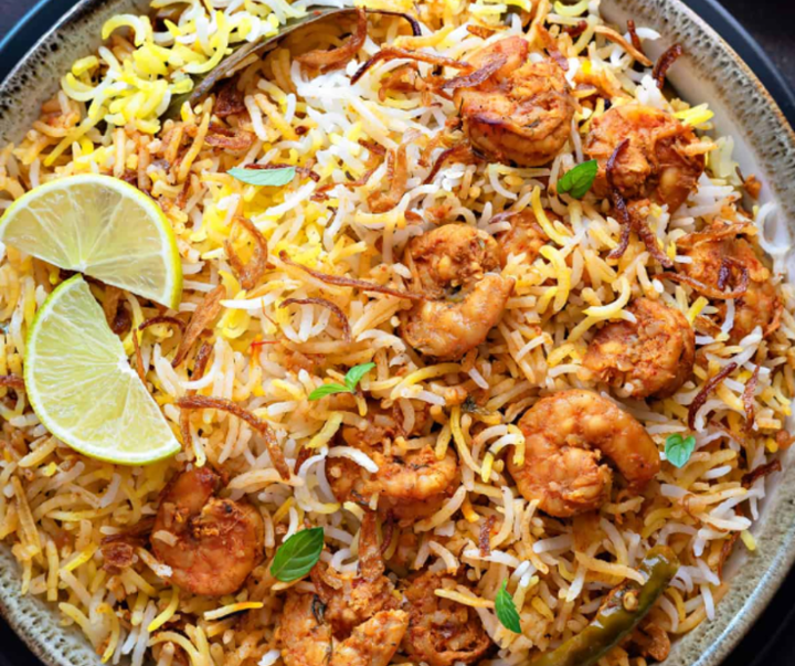 SHRIMP 65 BIRYANI