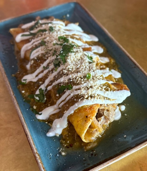 CHICKEN VERDE ENCHILADA