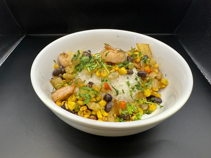 Tropical Blackened Shrimp Bowl