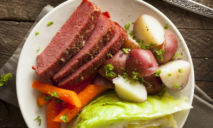 Lino's Famous Corned Beef and Cabbage Special