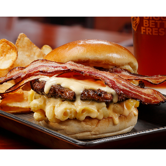 Bacon Mac & Cheese Burger