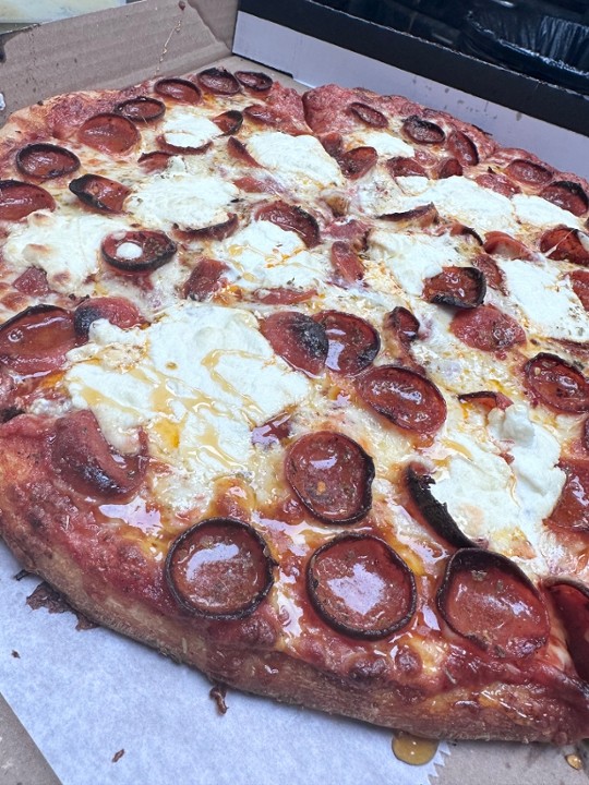 Large Pepperoni and Ricotta Pizza