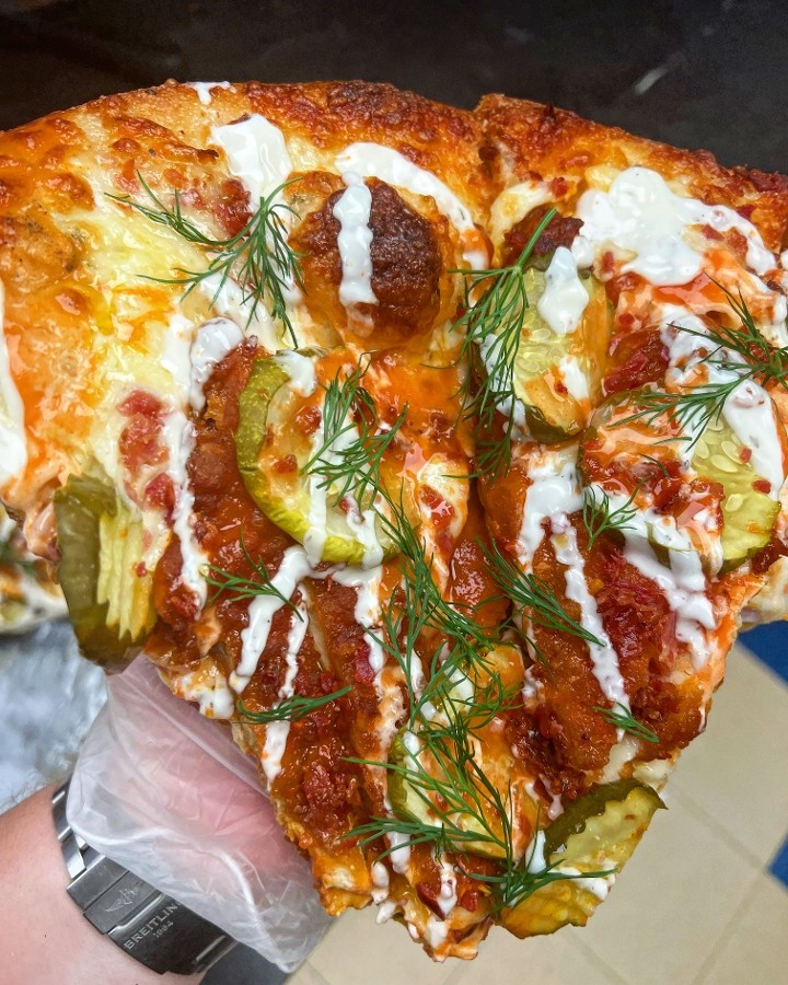 Large Slap and Tickle Pickle Pizza