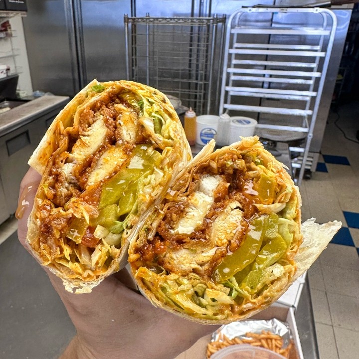 Nashville Hot Tendie Wrap