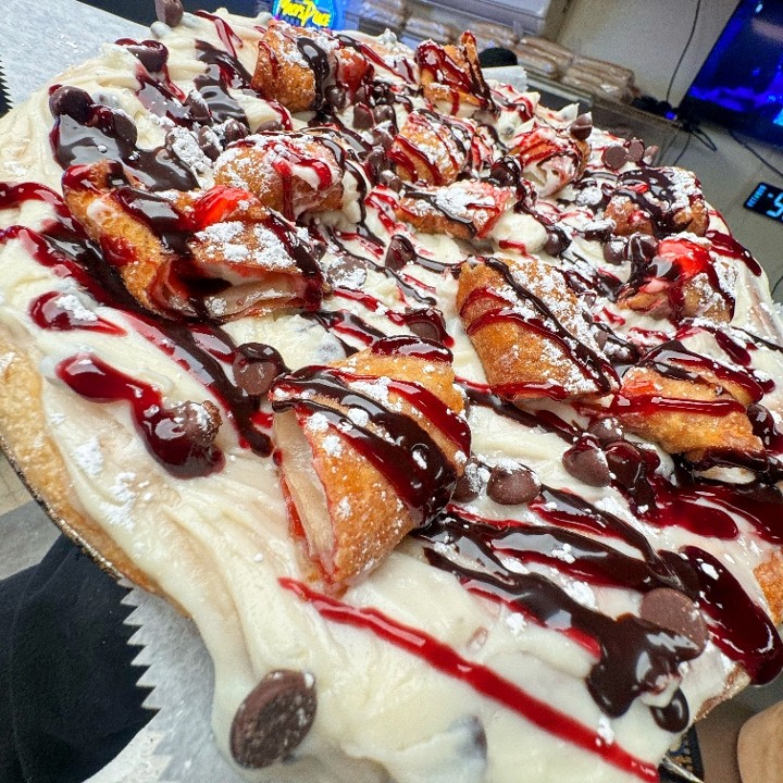 Large Raspberry & Cream Pizza