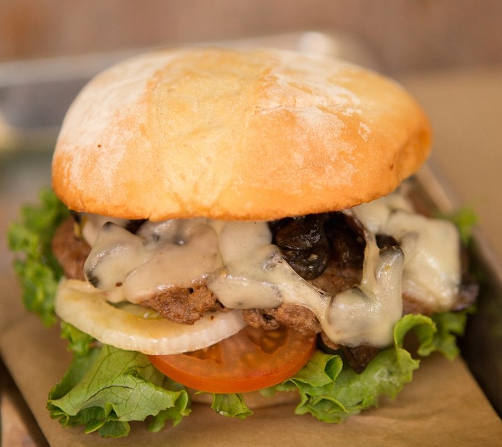 Mushroom Swiss Burger