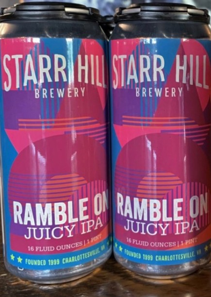 4 PK - Starr Hill Ramble On Juicy IPA (7%)