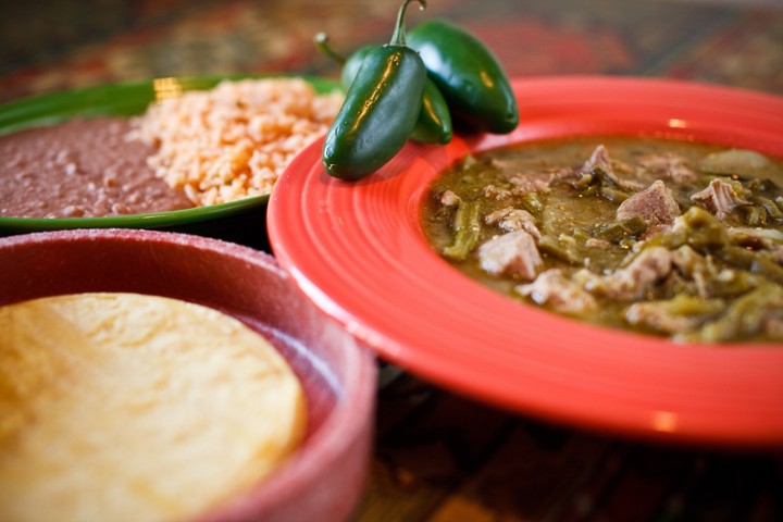 Guisados De Puerco Con Chile Verde