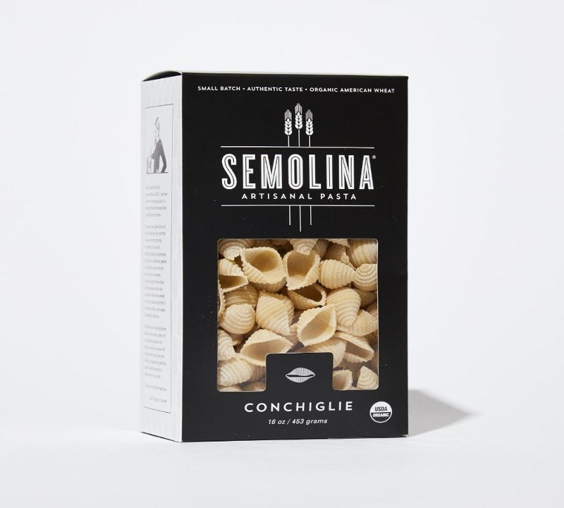 Dried Pasta - Semolina Organic Conchiglie (16oz)