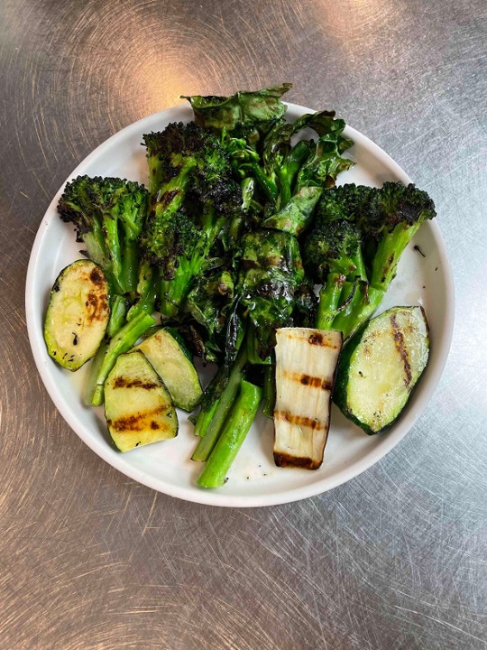 Side Grilled Seasonal Farmers Market Vegetables