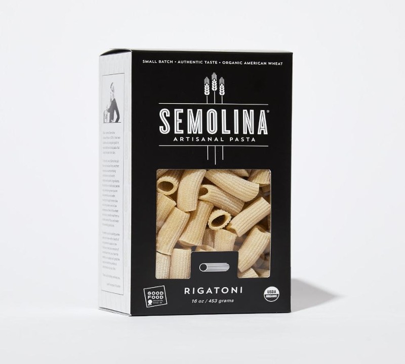 Dried Pasta - Semolina Organic Rigatoni (16oz)