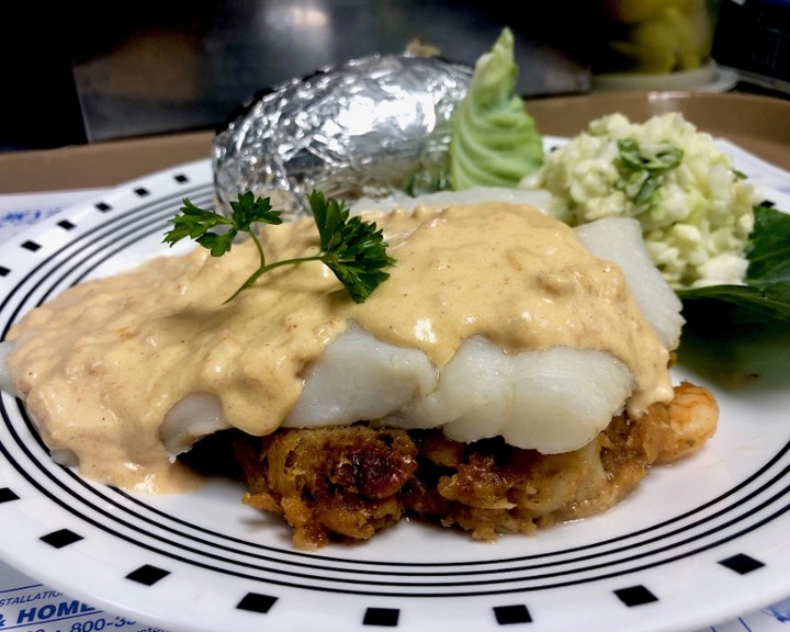 Baked Stuffed Atlantic Haddock