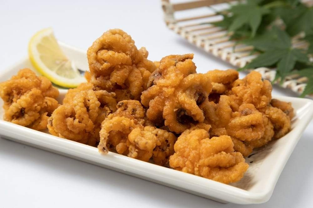 Fried octopus "idako"