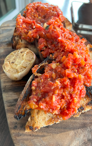 Hot & Crispy Tomato Bread