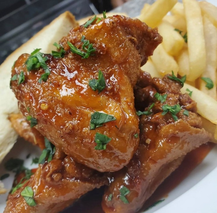 Hangover Chicken Thighs & Fries