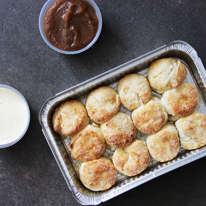 Frozen Mini Biscuits w/ Preserves & Butter