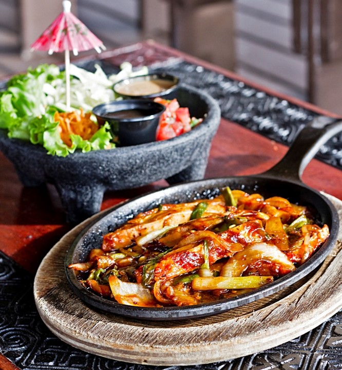 Thai BBQ Fajitas for 2