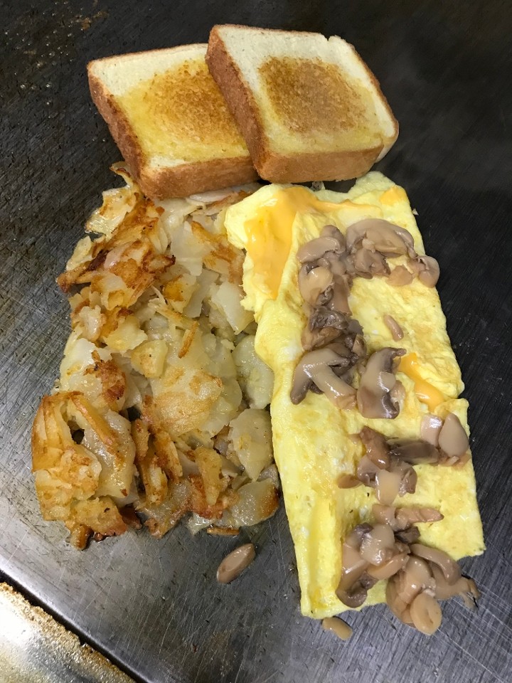 Mushroom & Cheese Omelet