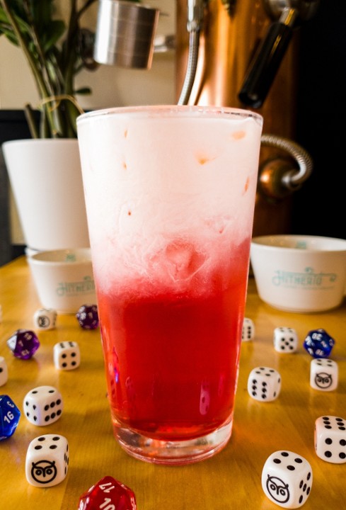 Raspberry Coconut Cream Soda