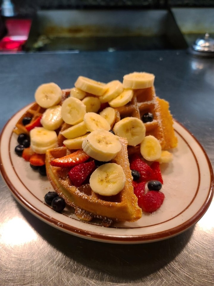 Very Berry Banana Waffle