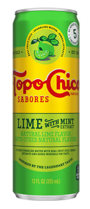 Topo Chico  - Lime with mint extract