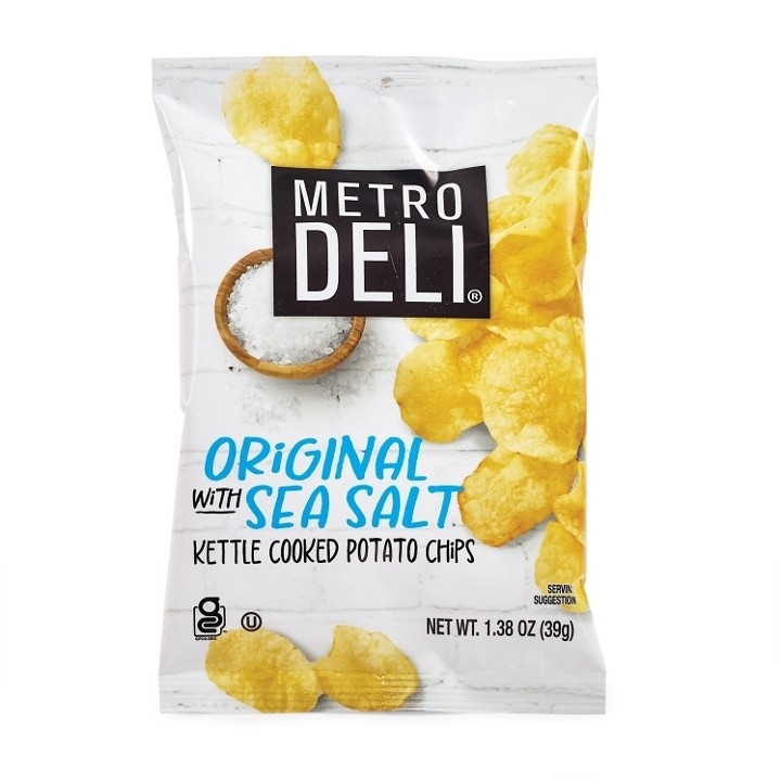 KETTLE CHIPS/SEA SALT