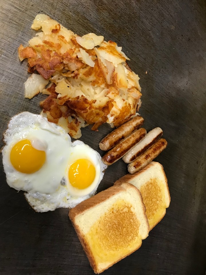 Big Breakfast w/Turkey Sausage & 2 Eggs