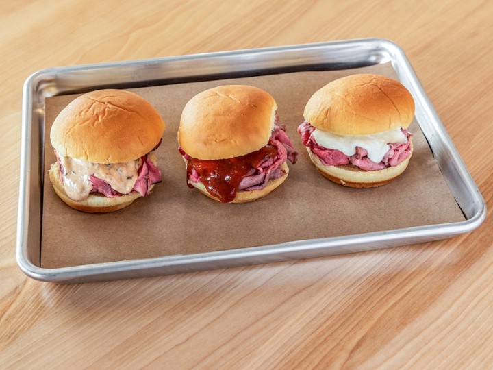 #Roast Beef Slider Trio