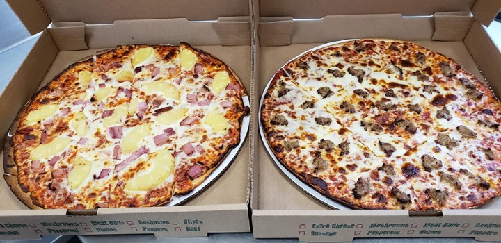 2 - Two topping Pizzas