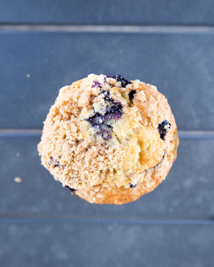 Cinnamon Blueberry Coffee Cake Muffin (GF)