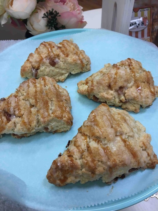 Salted Caramel Scones